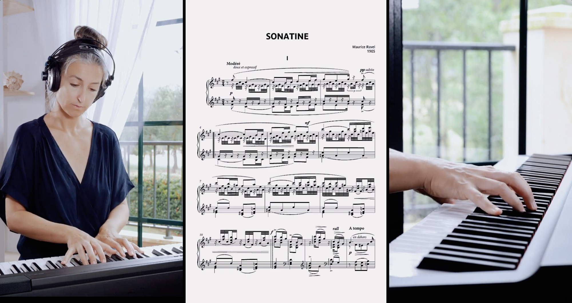 Performance video of Sonatine, I. Modéré by Maurice Ravel
