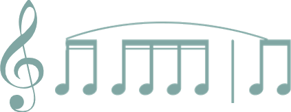 A beamed group of notes with a slur beginning on the first note of the opening bar.
