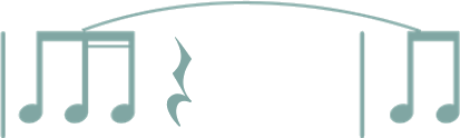 A slurred motif that includes rests within its one-measure span across the bar line.